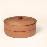 terracotta sprouter with wooden lid - ellementry